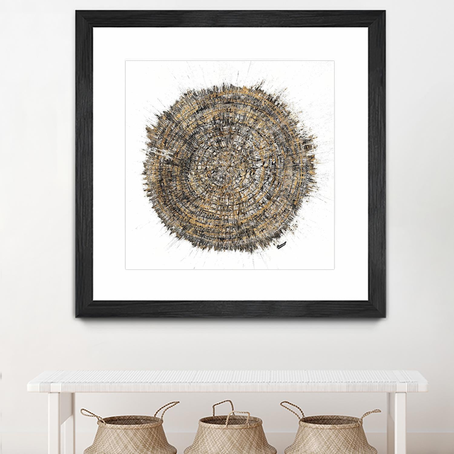 Mysterious Tree Ring by Roberto Gonzalez on GIANT ART - abstract 