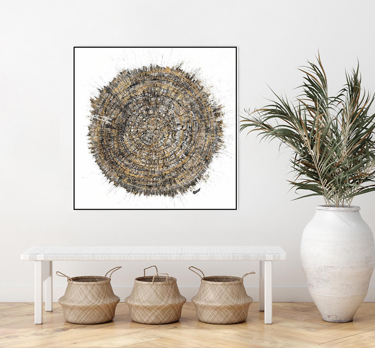 Mysterious Tree Ring by Roberto Gonzalez on GIANT ART - abstract 