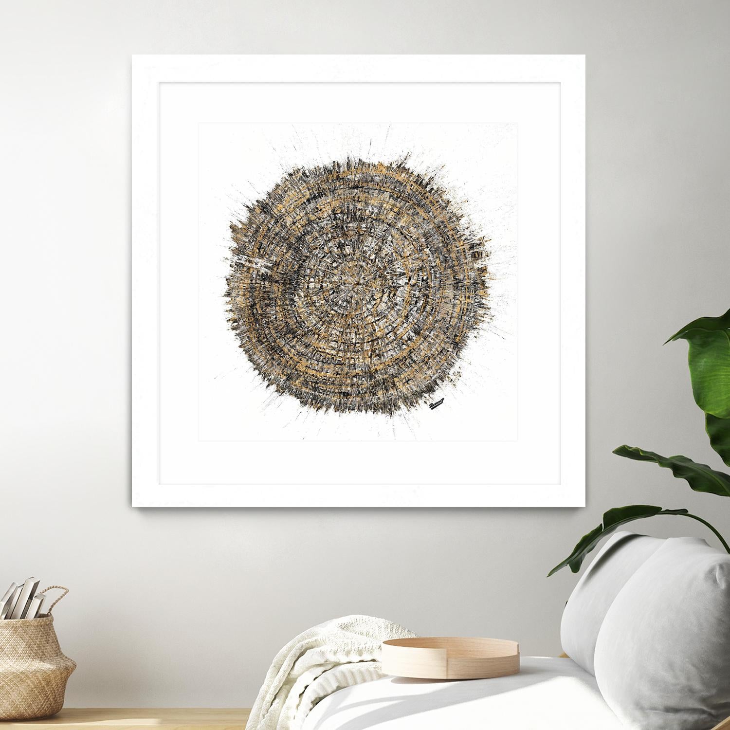 Mysterious Tree Ring by Roberto Gonzalez on GIANT ART - abstract 