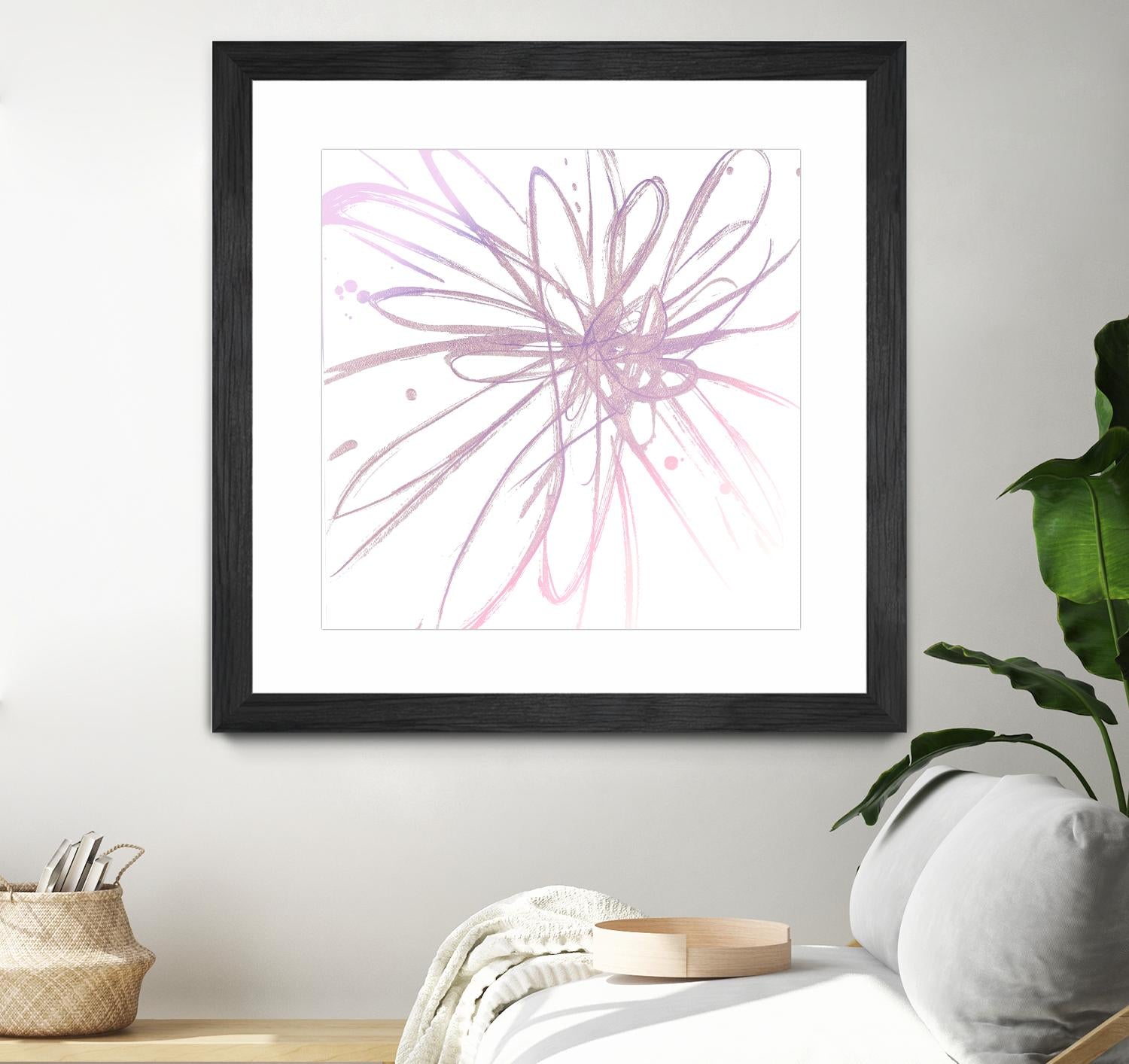 Pink Burst I by L. Hewitt on GIANT ART - multi abstract