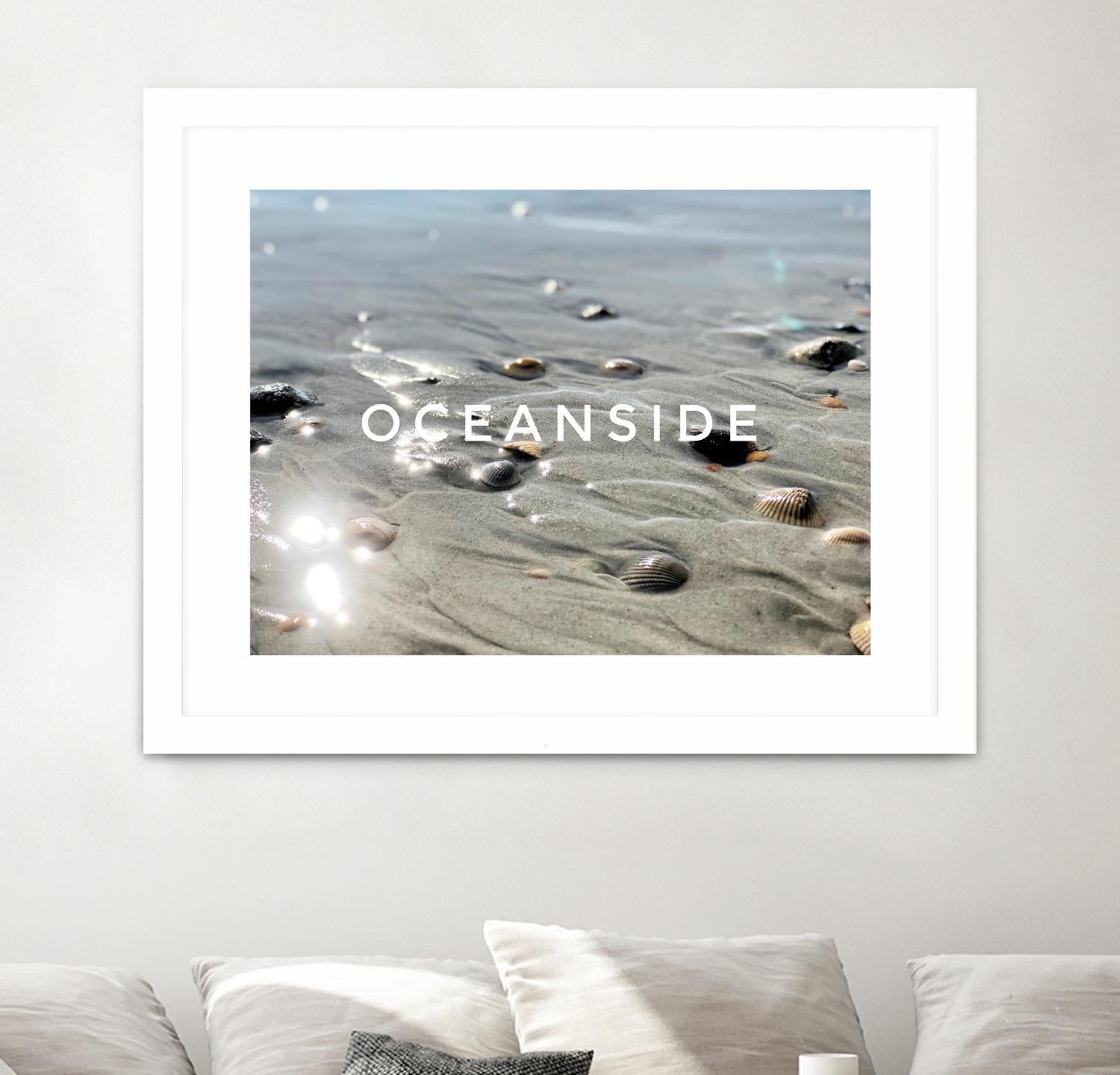 Oceanside by Acosta on GIANT ART - coastal typography