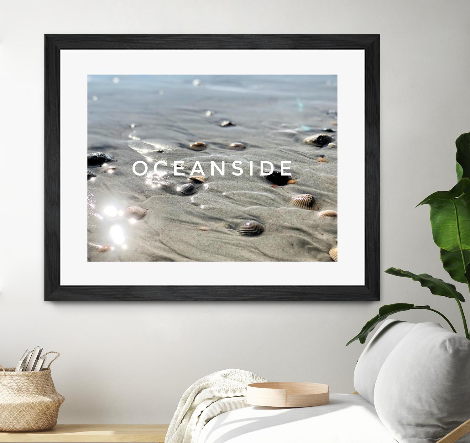 Oceanside by Acosta on GIANT ART - coastal typography