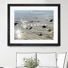 Oceanside by Acosta on GIANT ART - coastal typography