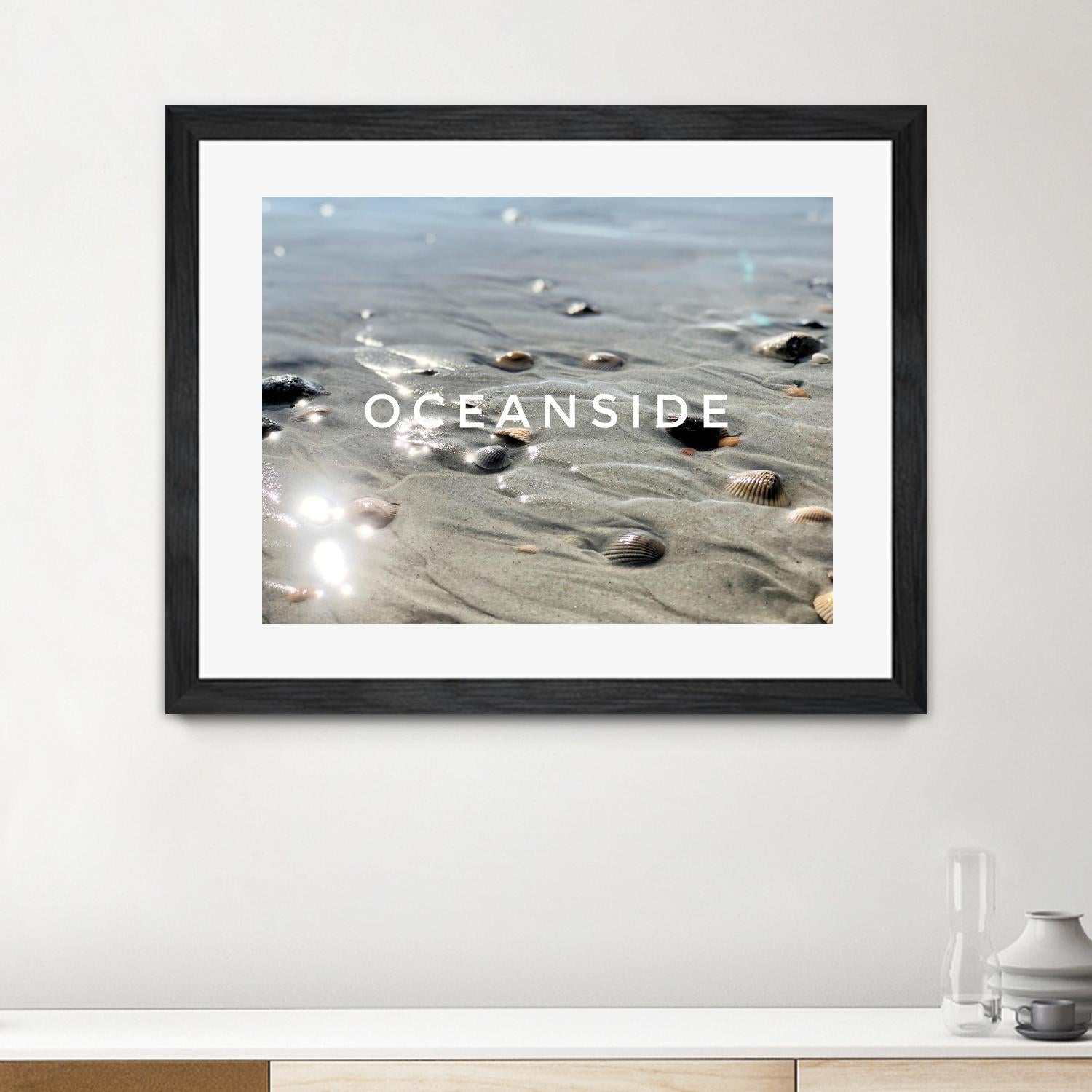 Oceanside by Acosta on GIANT ART - coastal typography