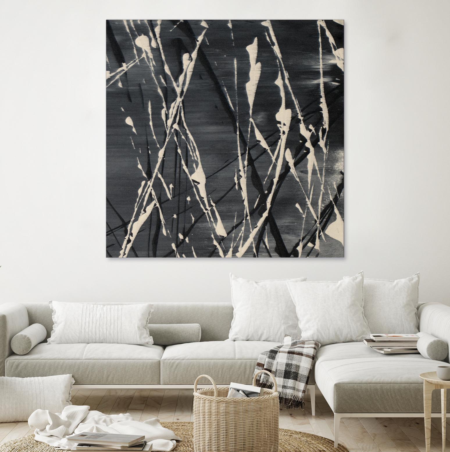 Dark Cloudy Mist II by Merri Pattinian on GIANT ART - abstract 