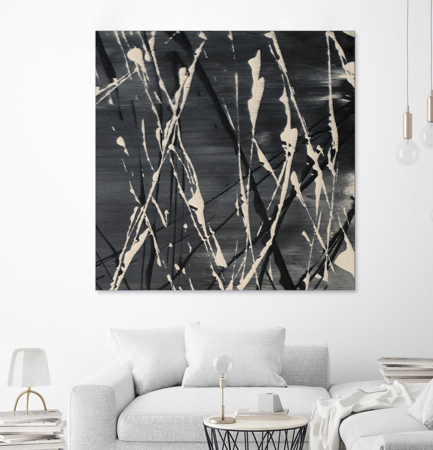 Dark Cloudy Mist II by Merri Pattinian on GIANT ART - abstract 