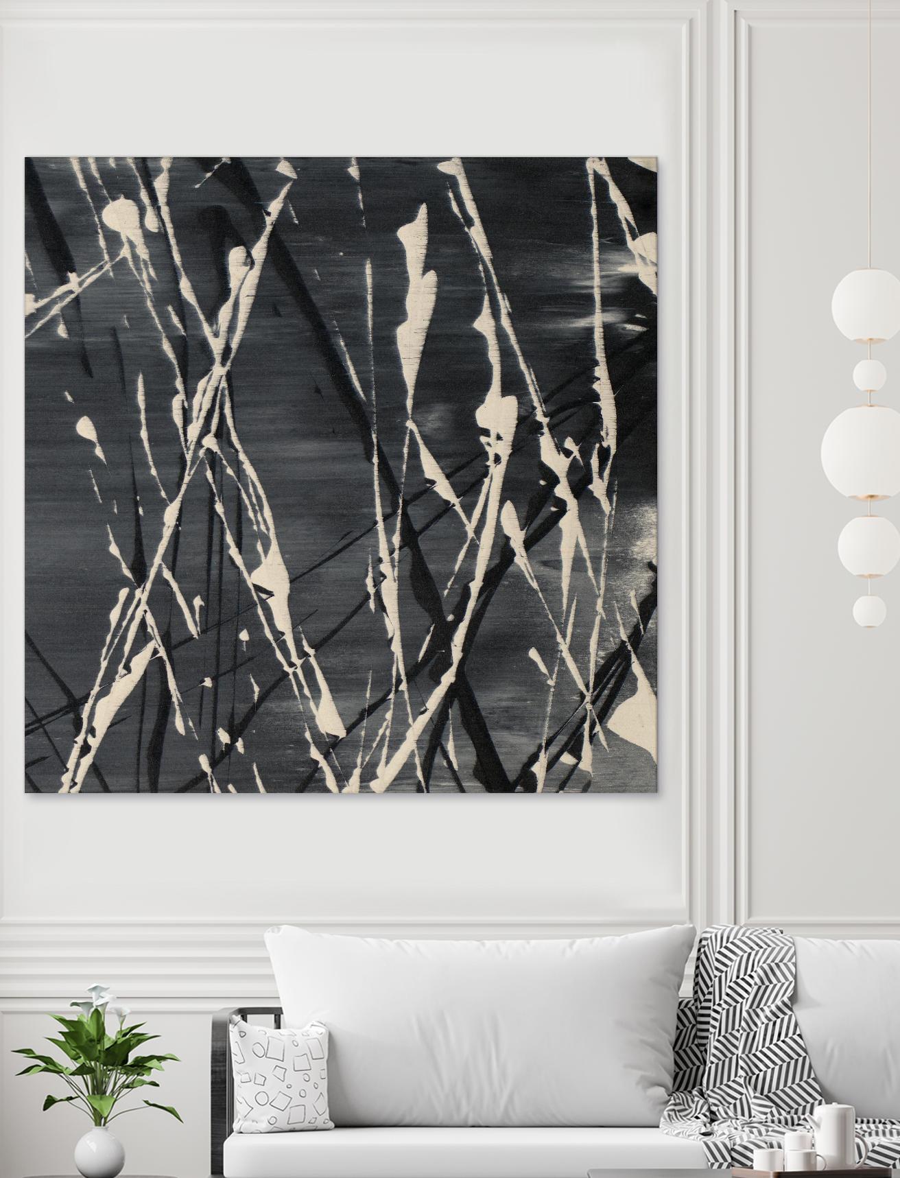 Dark Cloudy Mist II by Merri Pattinian on GIANT ART - abstract 