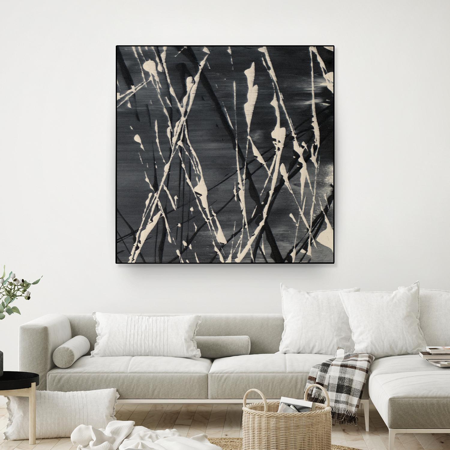 Dark Cloudy Mist II by Merri Pattinian on GIANT ART - abstract 