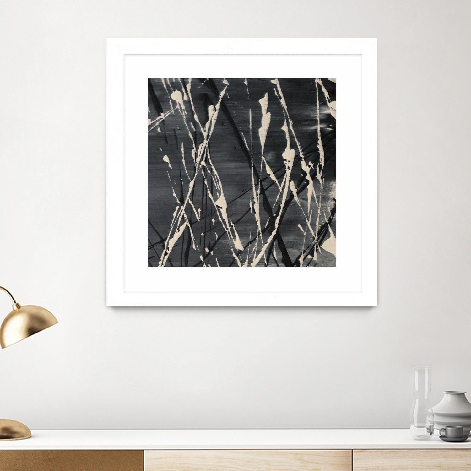 Dark Cloudy Mist II by Merri Pattinian on GIANT ART - abstract 