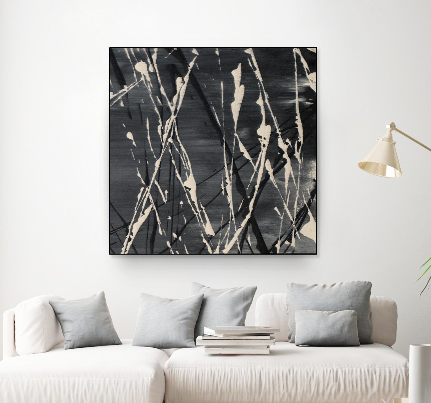 Dark Cloudy Mist II by Merri Pattinian on GIANT ART - abstract 