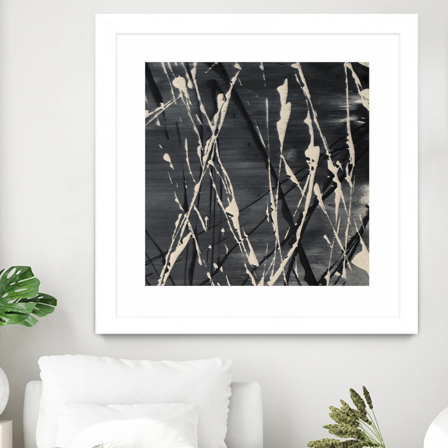 Dark Cloudy Mist II by Merri Pattinian on GIANT ART - abstract 