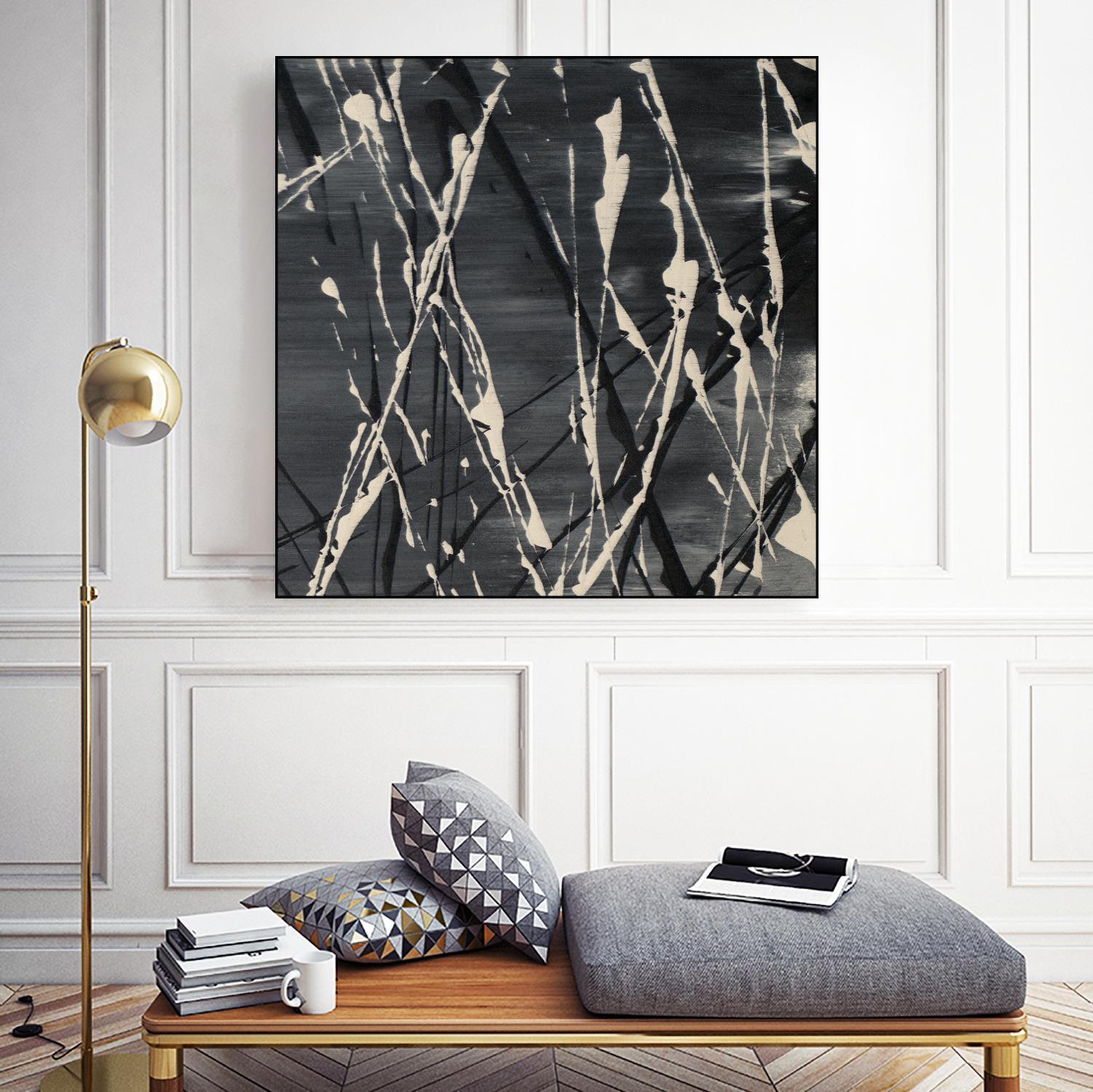 Dark Cloudy Mist II by Merri Pattinian on GIANT ART - abstract 