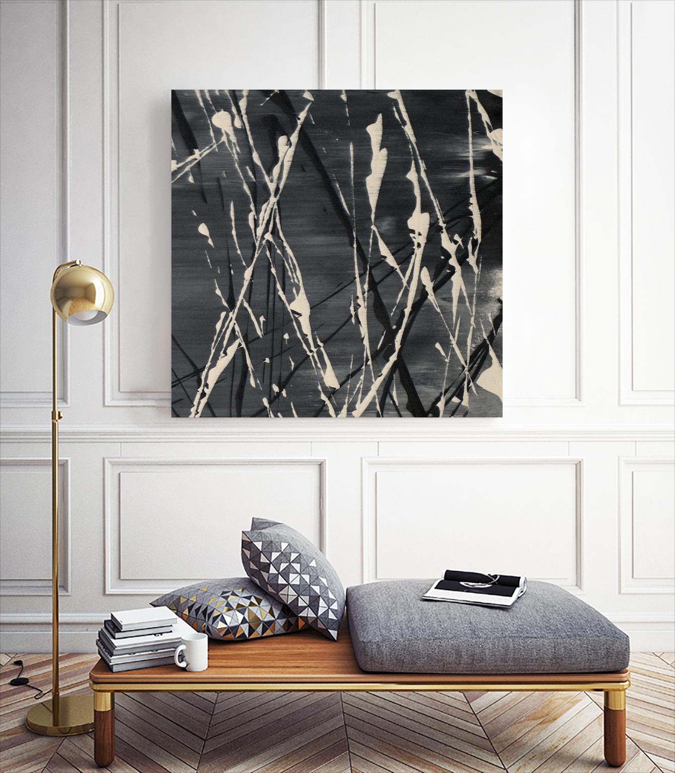 Dark Cloudy Mist II by Merri Pattinian on GIANT ART - abstract 