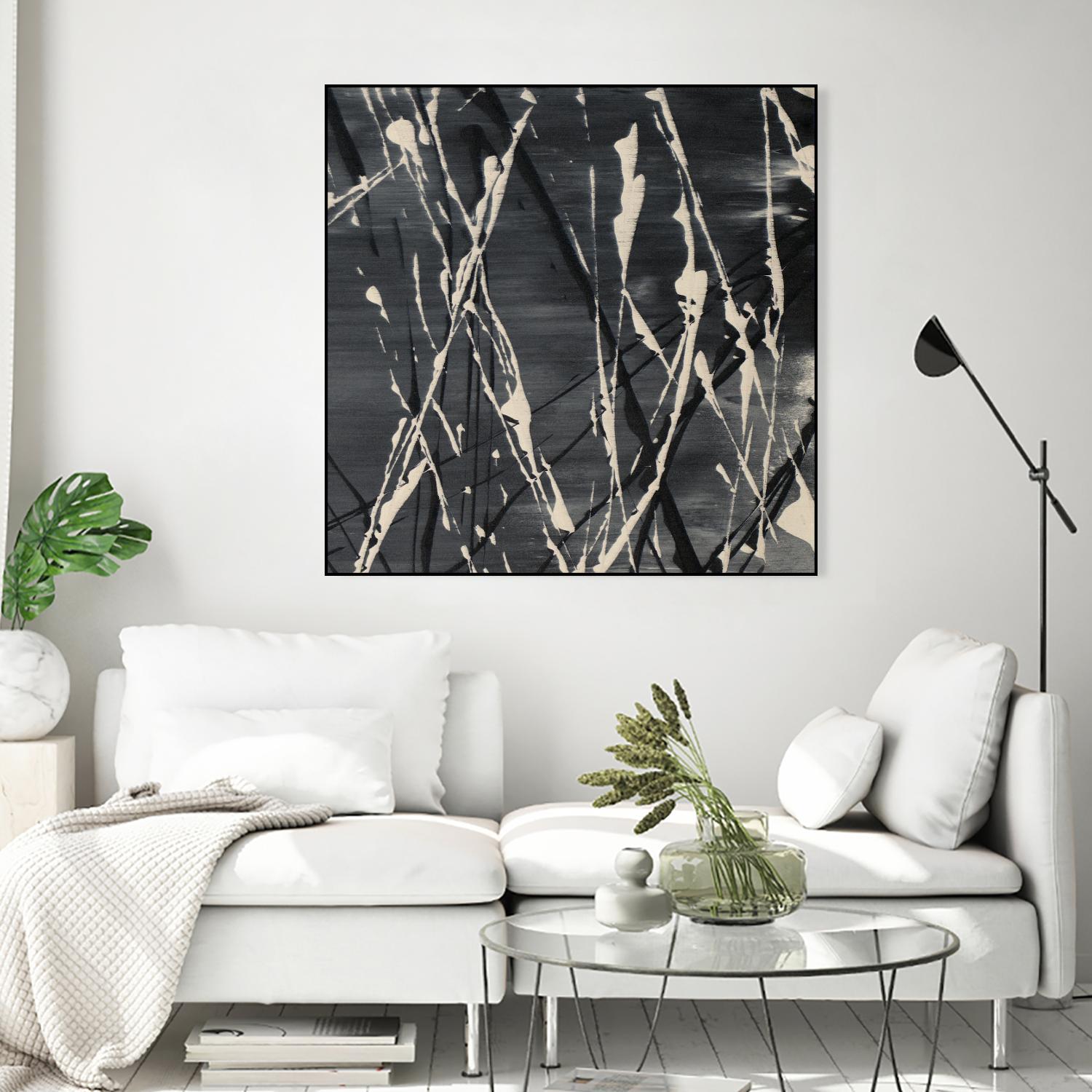 Dark Cloudy Mist II by Merri Pattinian on GIANT ART - abstract 