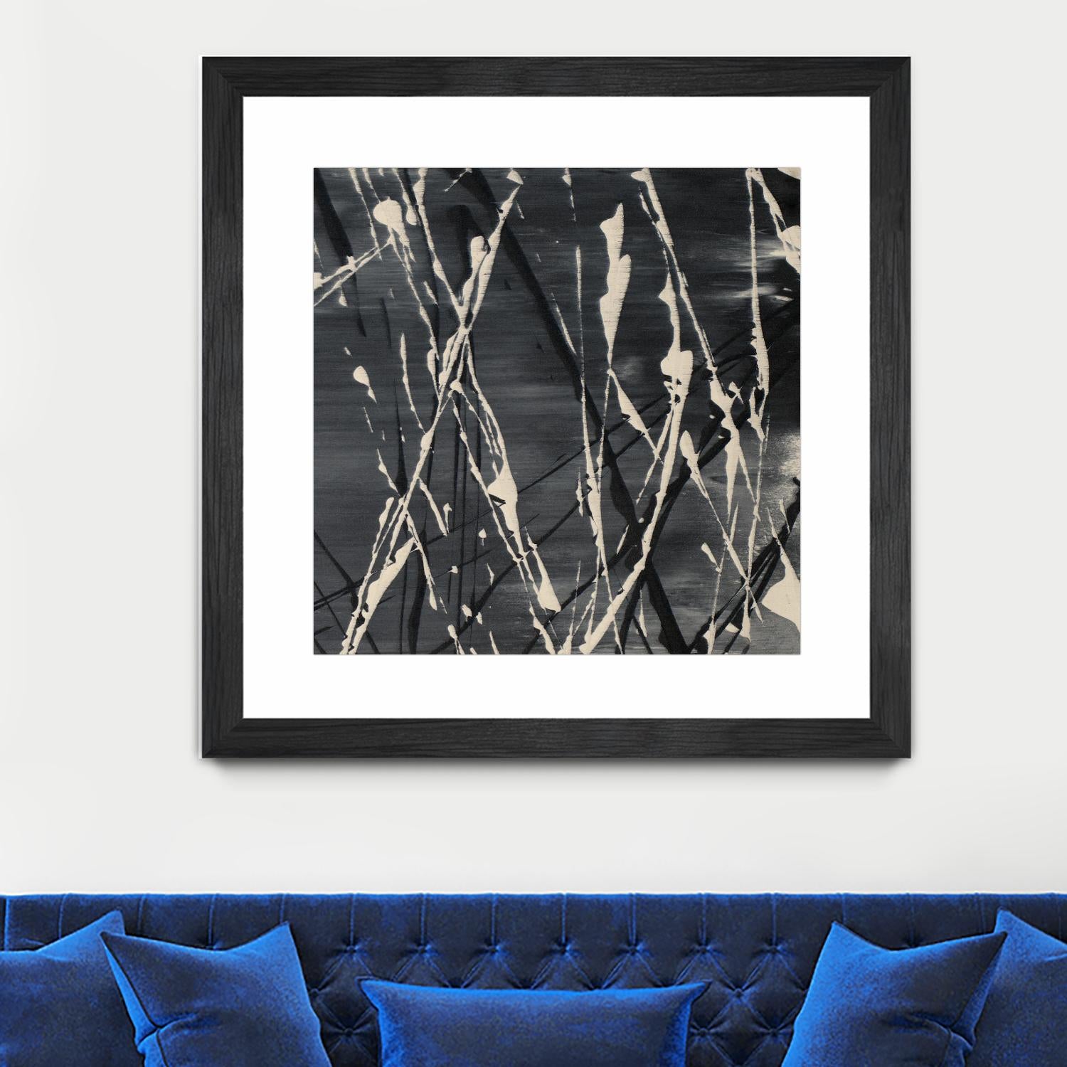 Dark Cloudy Mist II by Merri Pattinian on GIANT ART - abstract 