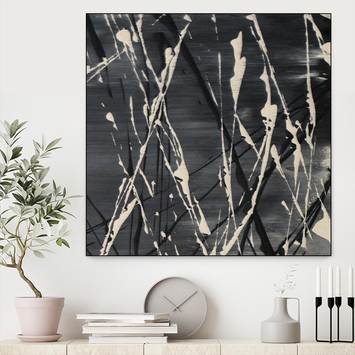 Dark Cloudy Mist II by Merri Pattinian on GIANT ART - abstract 