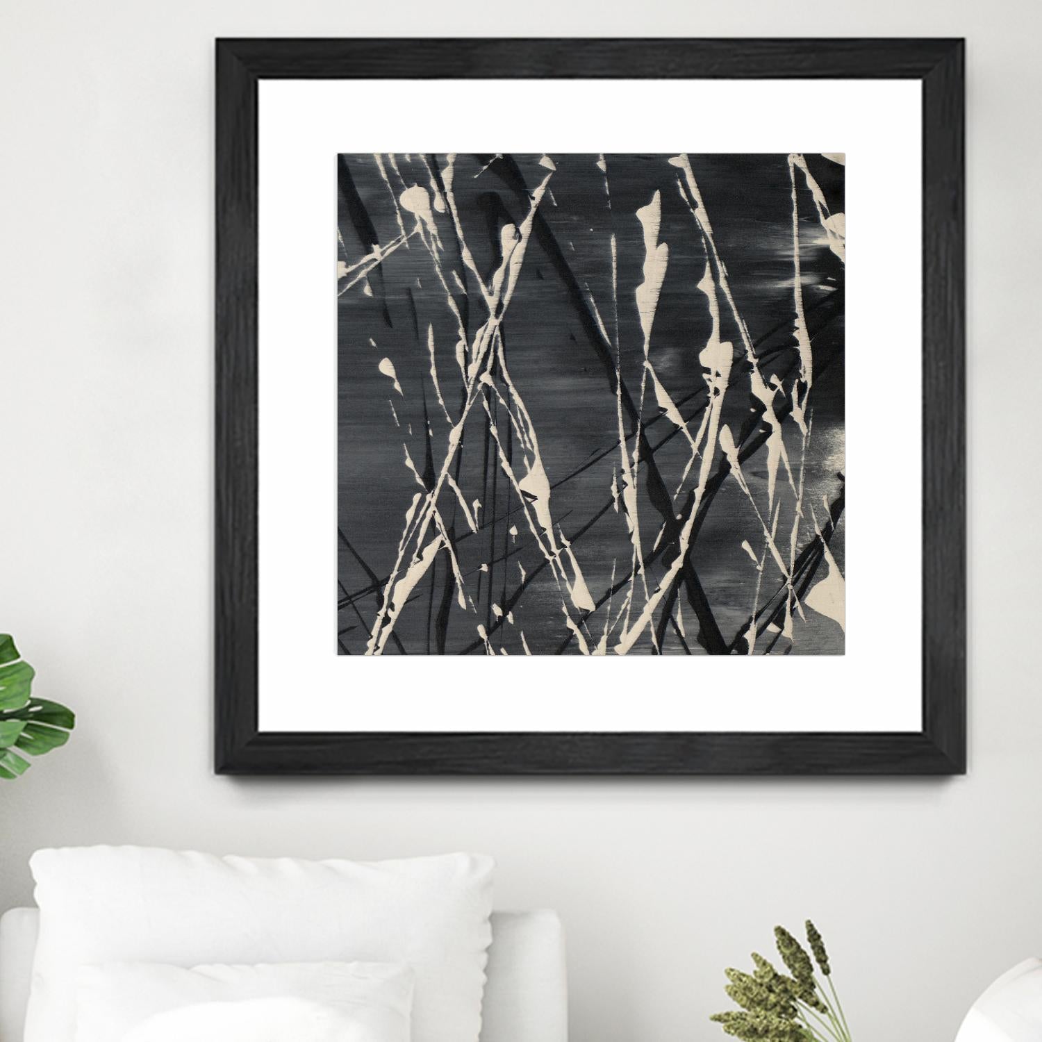 Dark Cloudy Mist II by Merri Pattinian on GIANT ART - abstract 