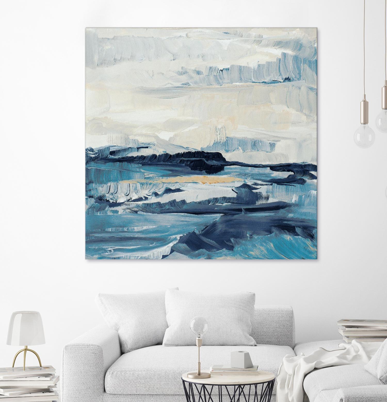 Freedom Of The Blue Sea I by Lanie Loreth on GIANT ART - coastal abstract