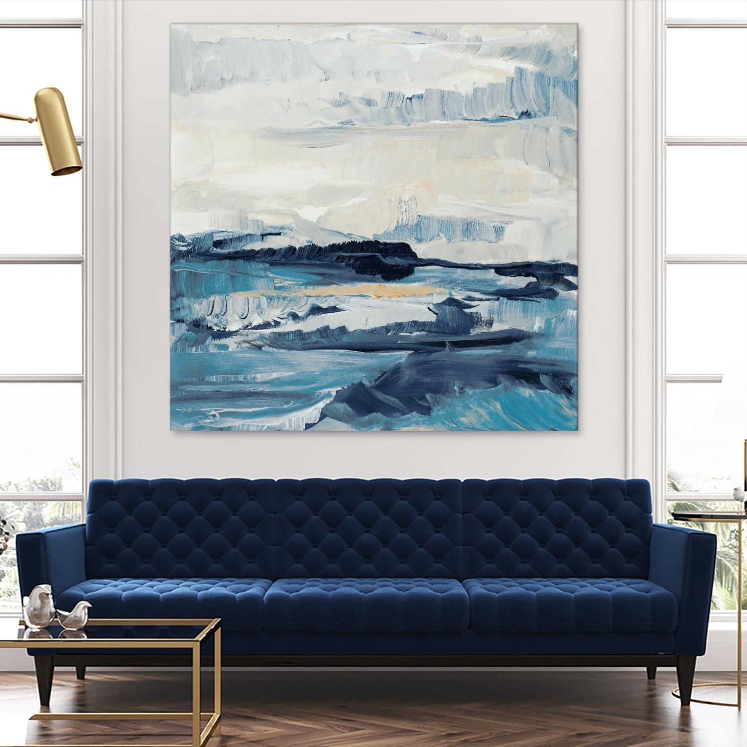 Freedom Of The Blue Sea I by Lanie Loreth on GIANT ART - coastal abstract