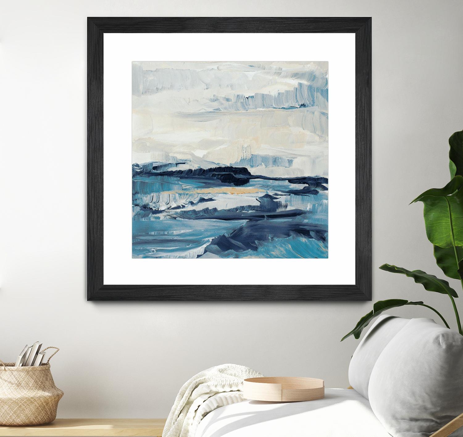 Freedom Of The Blue Sea I by Lanie Loreth on GIANT ART - coastal abstract