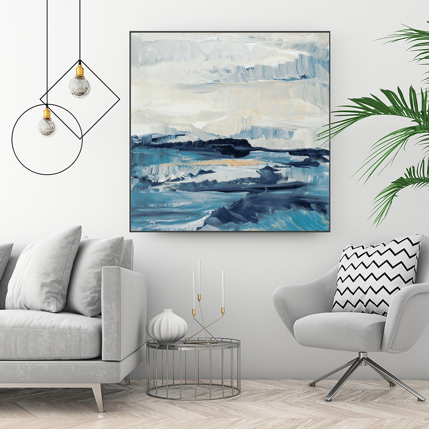 Freedom Of The Blue Sea I by Lanie Loreth on GIANT ART - coastal abstract