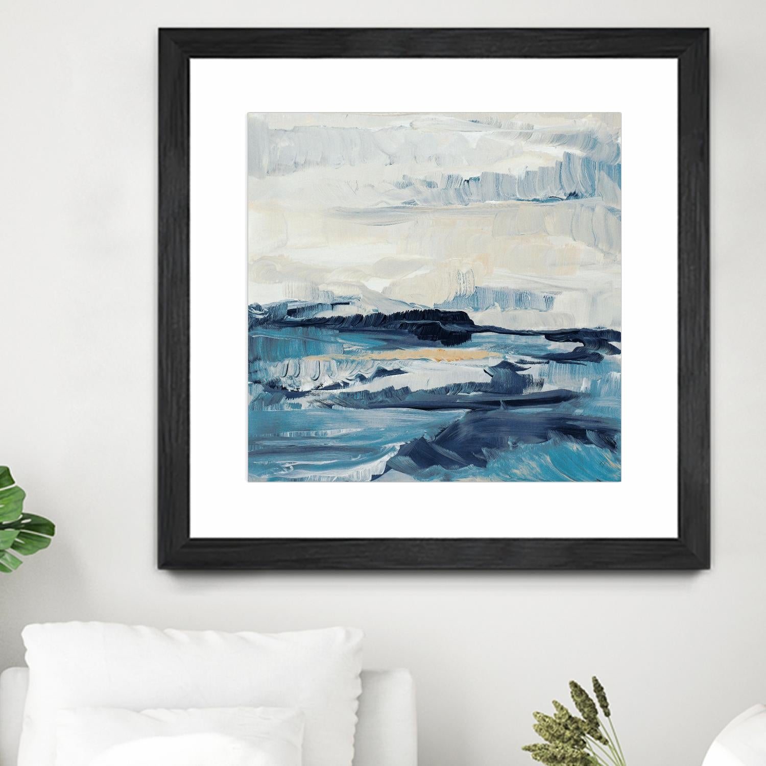 Freedom Of The Blue Sea I by Lanie Loreth on GIANT ART - coastal abstract