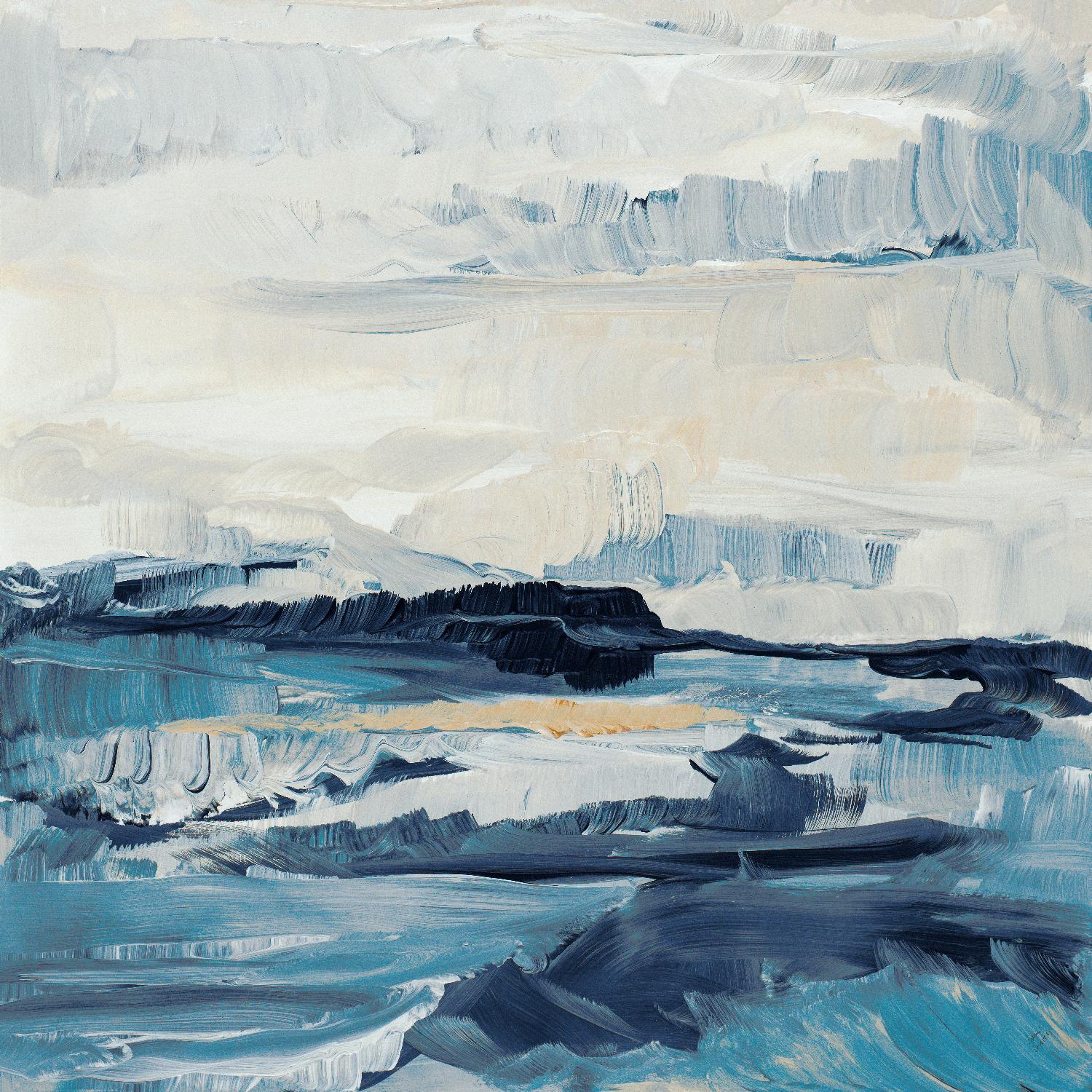 Freedom Of The Blue Sea I by Lanie Loreth on GIANT ART - coastal abstract