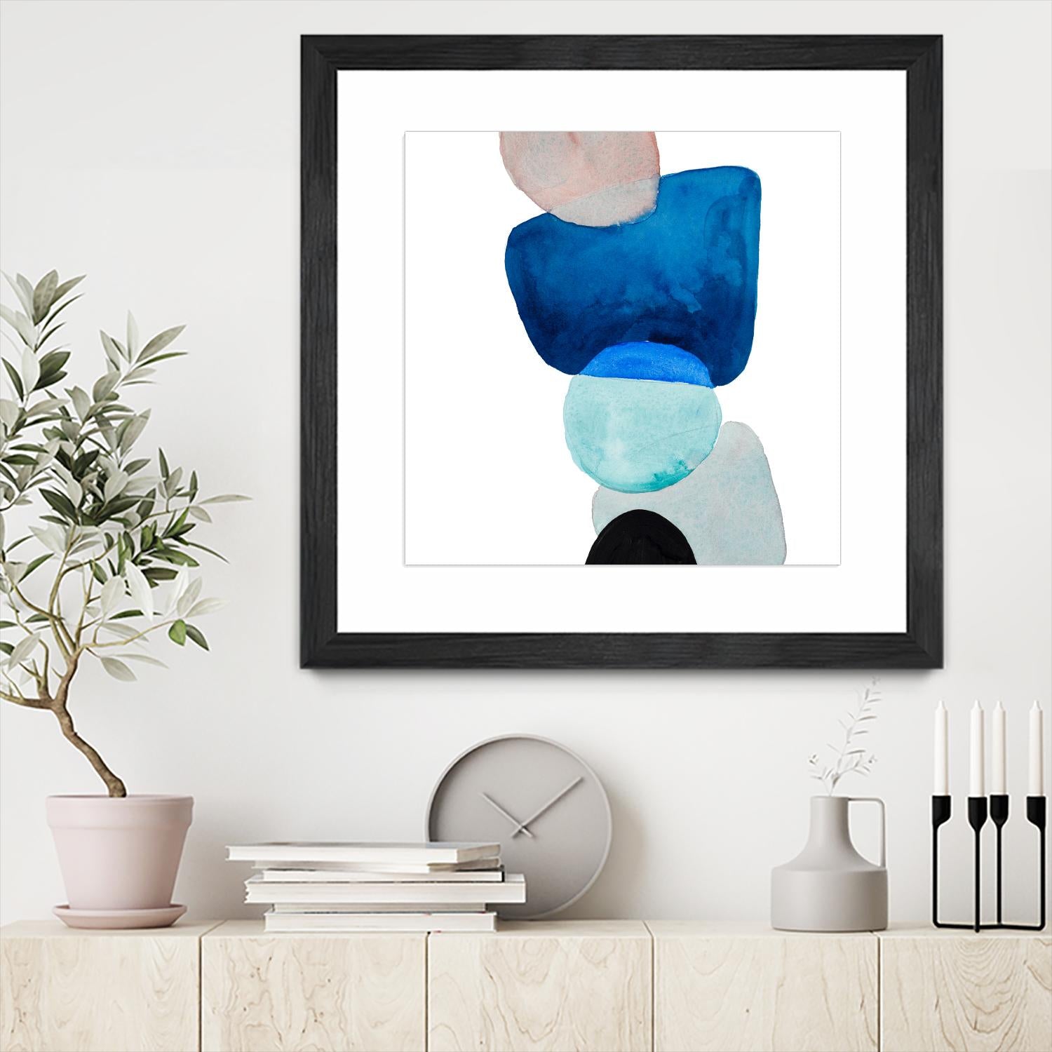 Head Over Heels Abstract I by Lanie Loreth on GIANT ART - multi Abstract