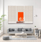 Mid Century Modern Front Door by Jen Bucheli on GIANT ART - decorative 