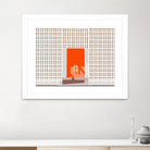 Mid Century Modern Front Door by Jen Bucheli on GIANT ART - decorative 