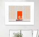 Mid Century Modern Front Door by Jen Bucheli on GIANT ART - decorative 