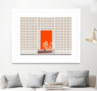 Mid Century Modern Front Door by Jen Bucheli on GIANT ART - decorative 