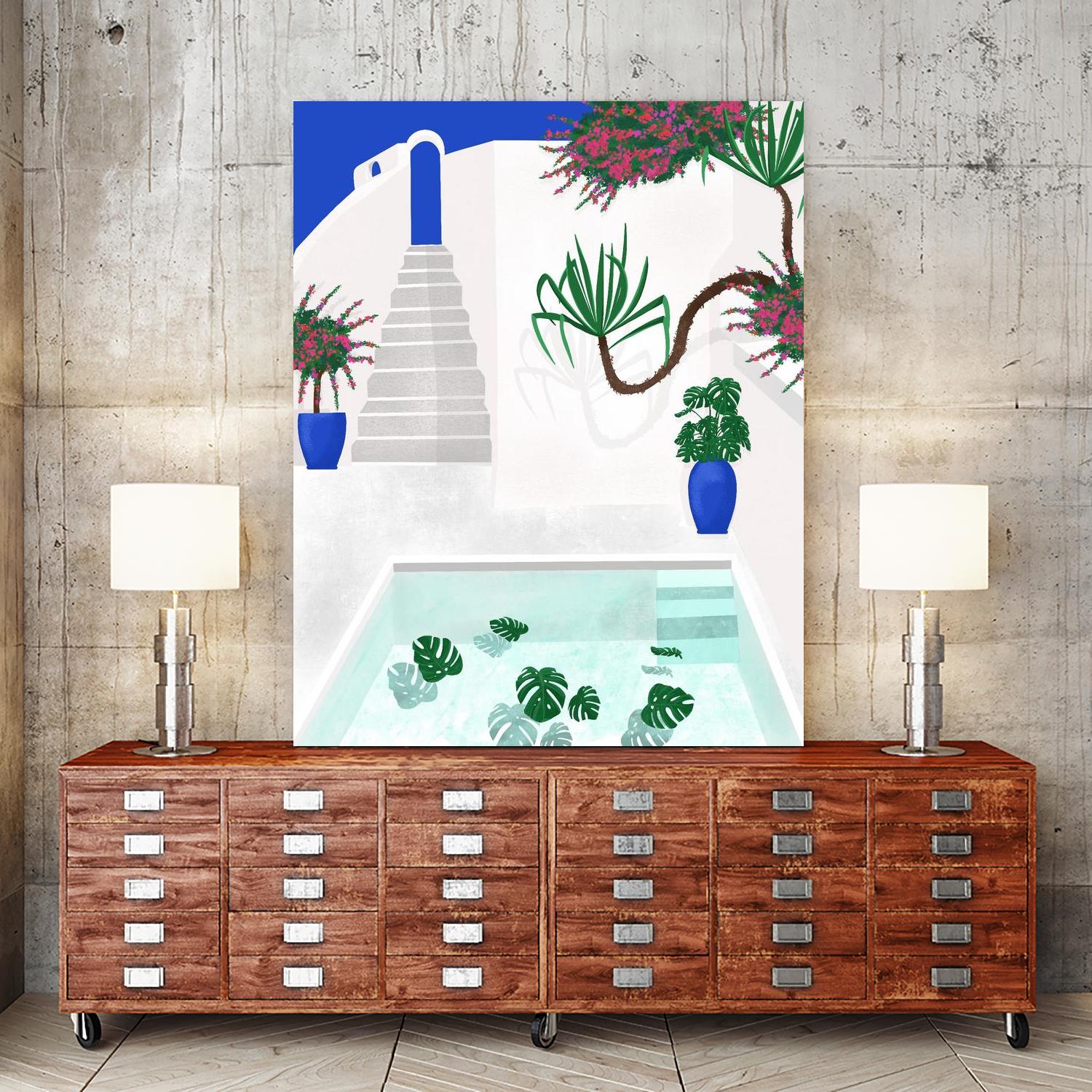 Living In Greece by Jen Bucheli on GIANT ART - architecture travel