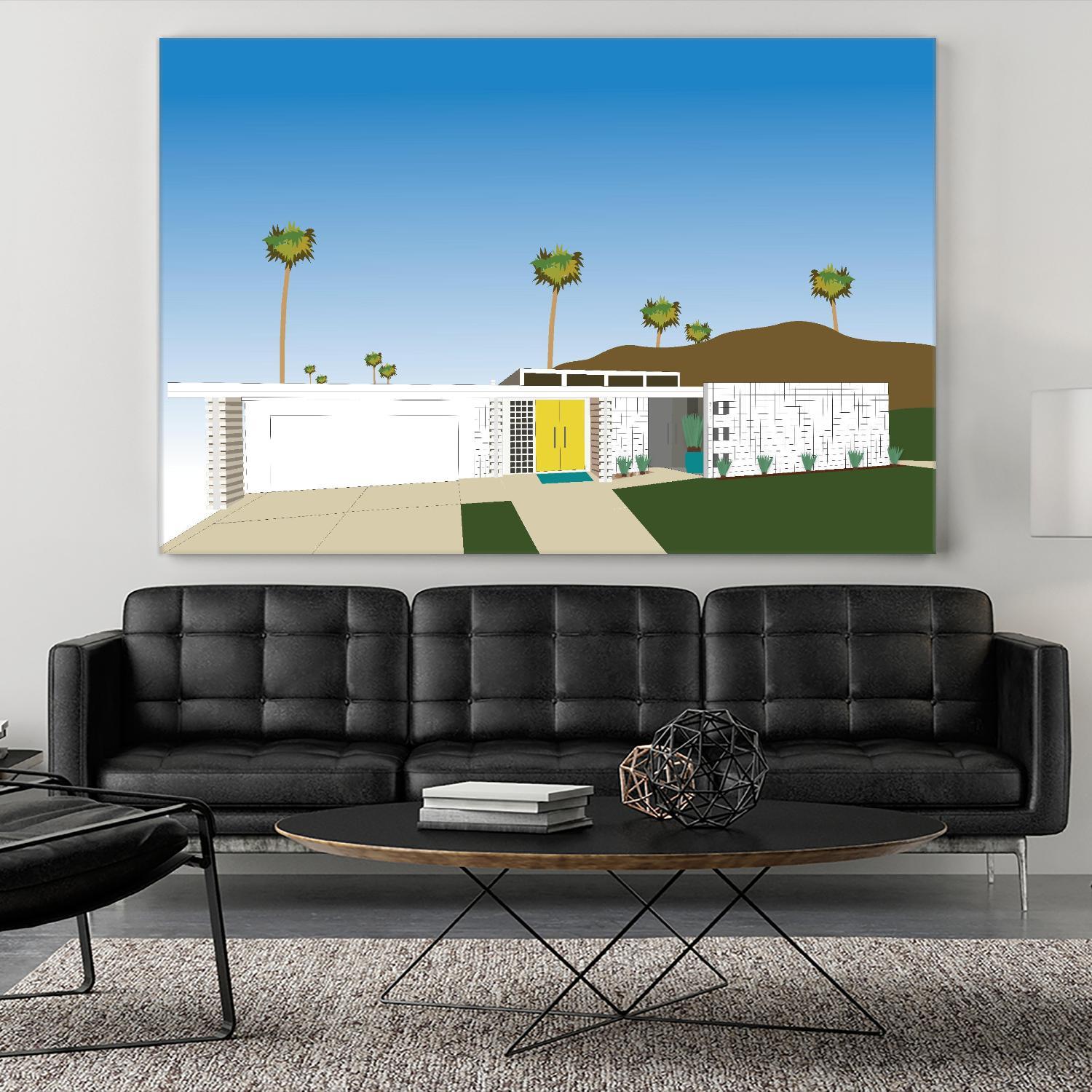 Palm Spring Living II by Jen Bucheli on GIANT ART - decorative 