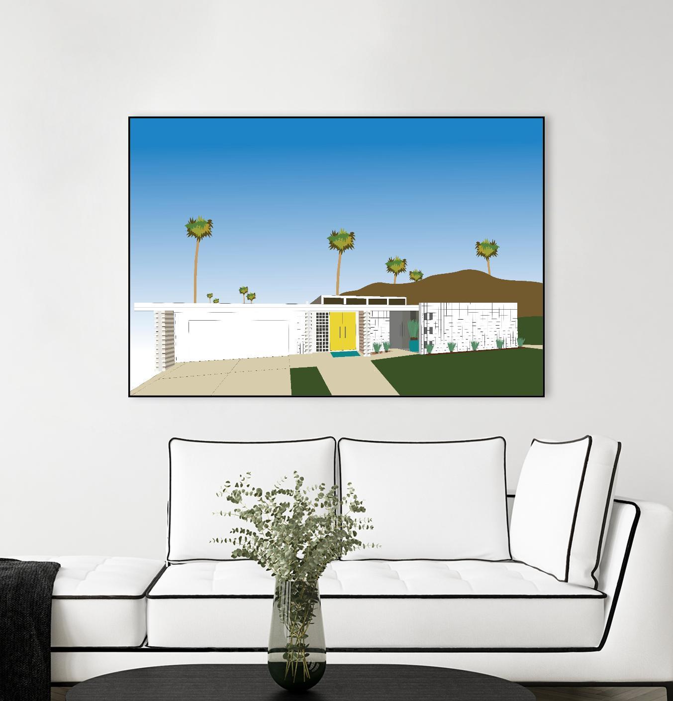 Palm Spring Living II by Jen Bucheli on GIANT ART - decorative 