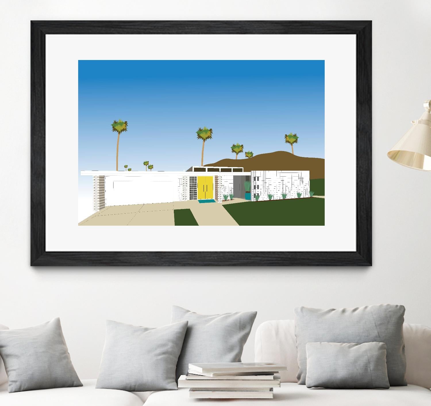 Palm Spring Living II by Jen Bucheli on GIANT ART - decorative 