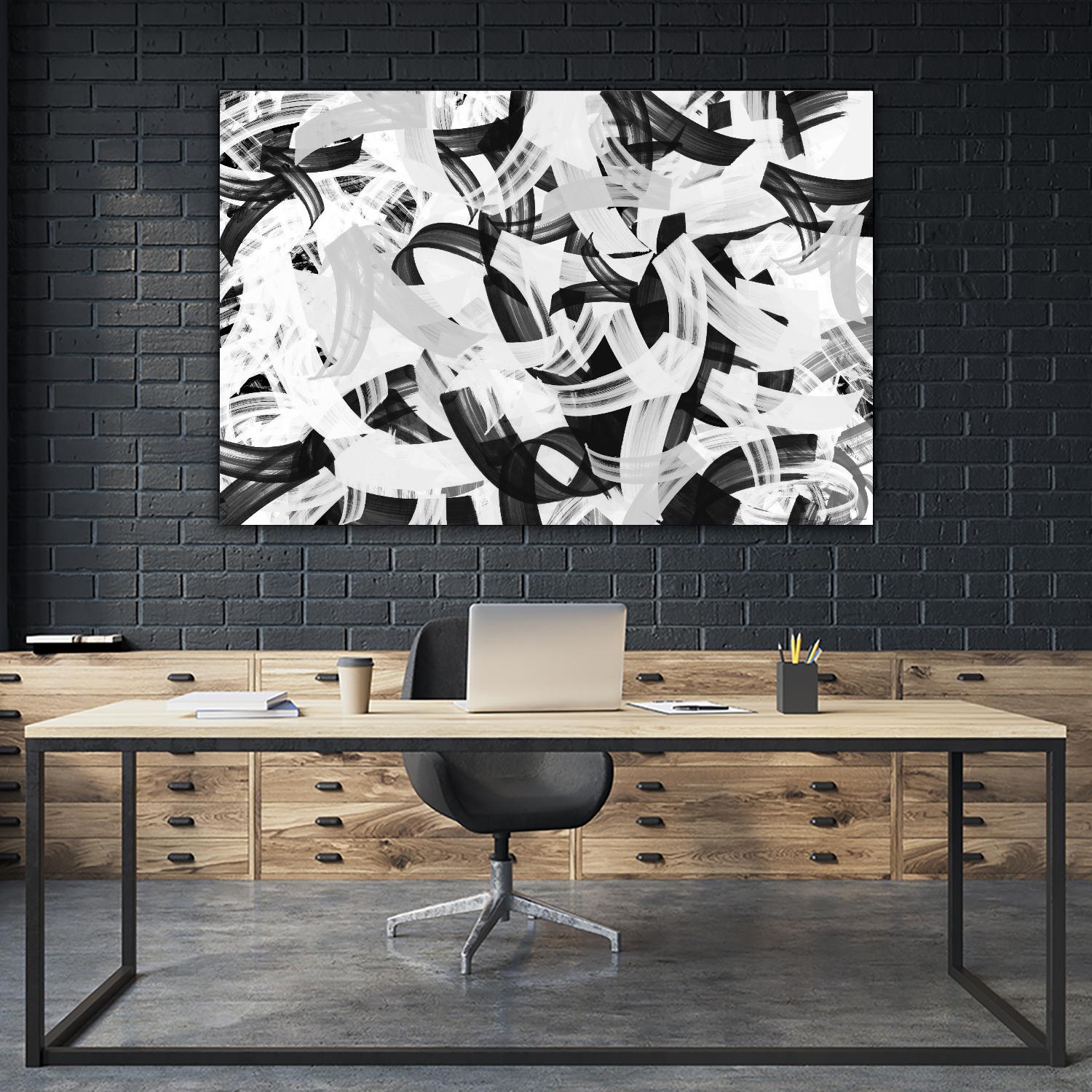 Mono-Magnum by Dan Meneely on GIANT ART - abstract 