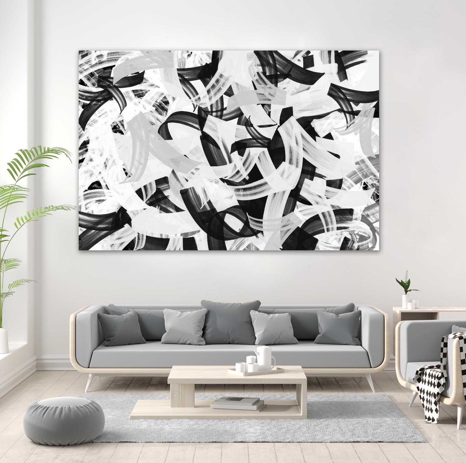 Mono-Magnum by Dan Meneely on GIANT ART - abstract 