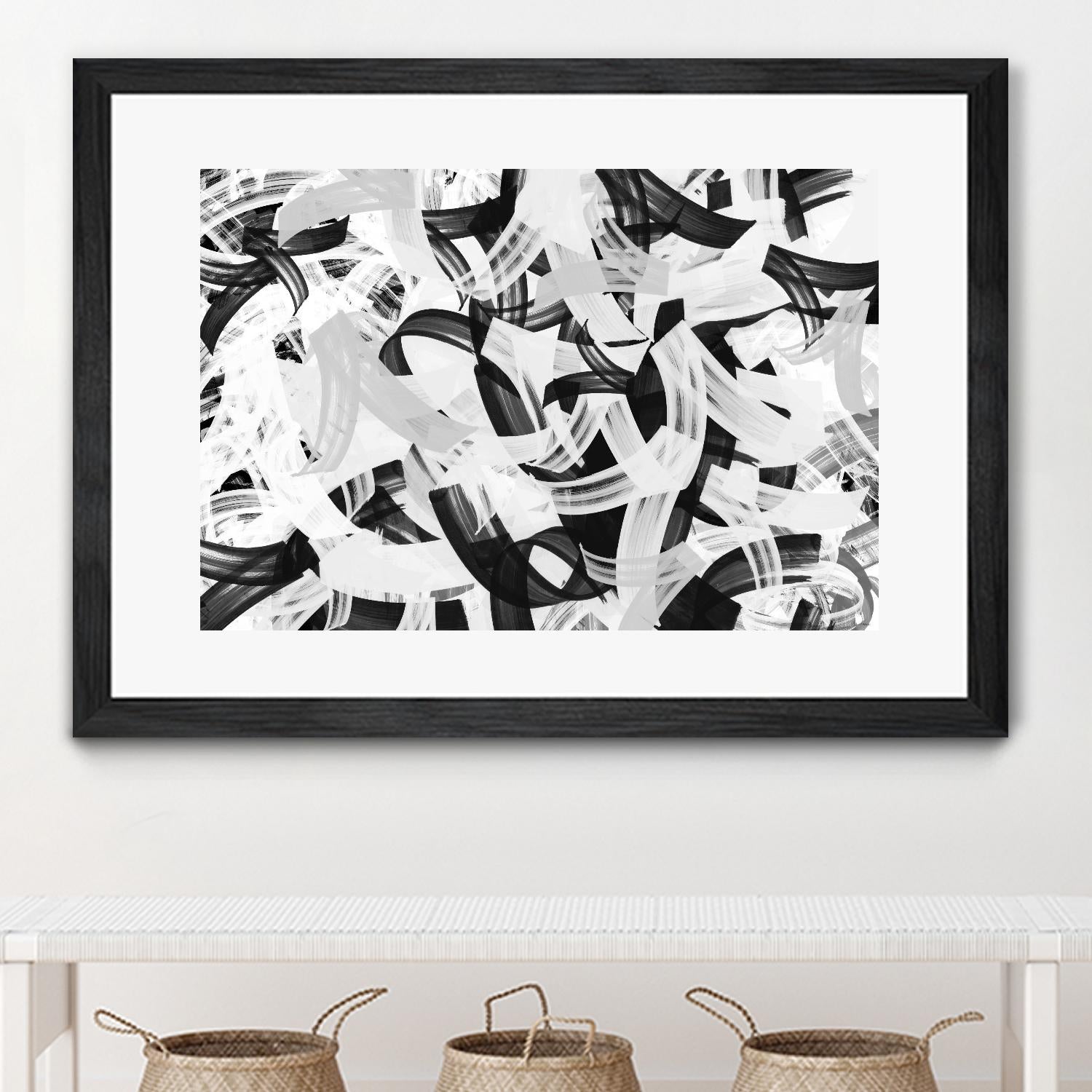 Mono-Magnum by Dan Meneely on GIANT ART - abstract 