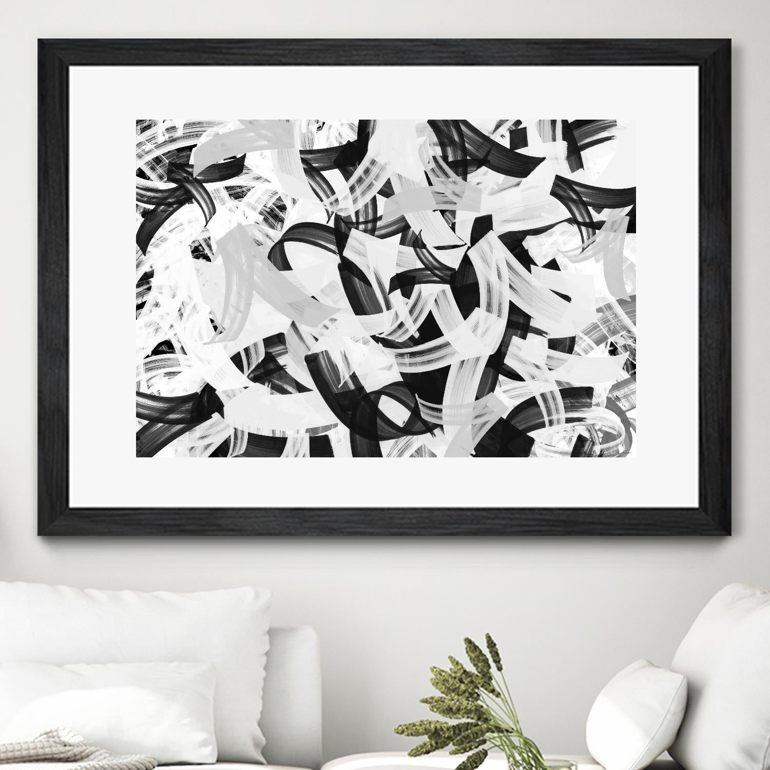 Mono-Magnum by Dan Meneely on GIANT ART - abstract 