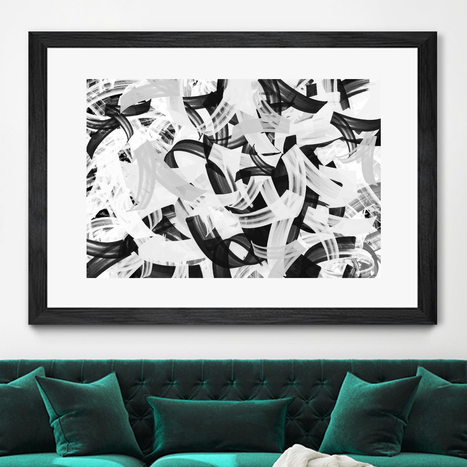 Mono-Magnum by Dan Meneely on GIANT ART - abstract 