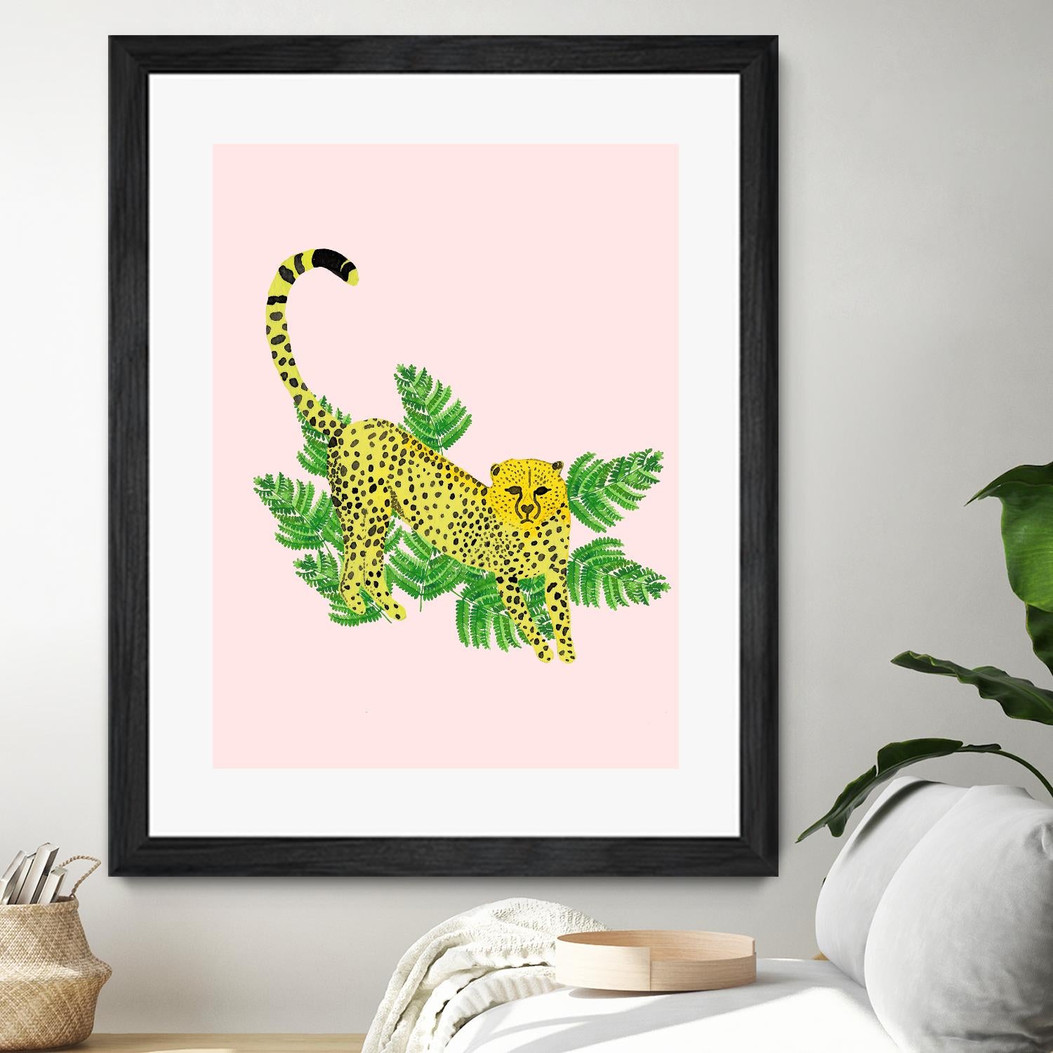 Cheetah on the Lookout I by Jen Bucheli on GIANT ART - multi wildlife