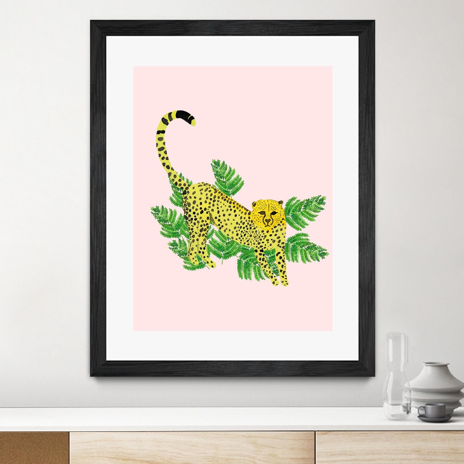 Cheetah on the Lookout I by Jen Bucheli on GIANT ART - multi wildlife