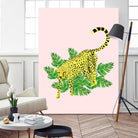 Cheetah on the Lookout II by Jen Bucheli on GIANT ART - multi wildlife