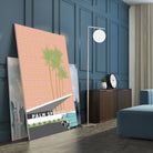 Palm Springs With Convertible by Jen Bucheli on GIANT ART - travel decorative