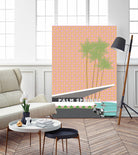 Palm Springs With Convertible by Jen Bucheli on GIANT ART - travel decorative