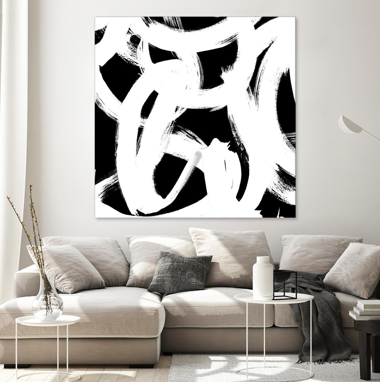 White Trails I by Emily Navas on GIANT ART - abstract 