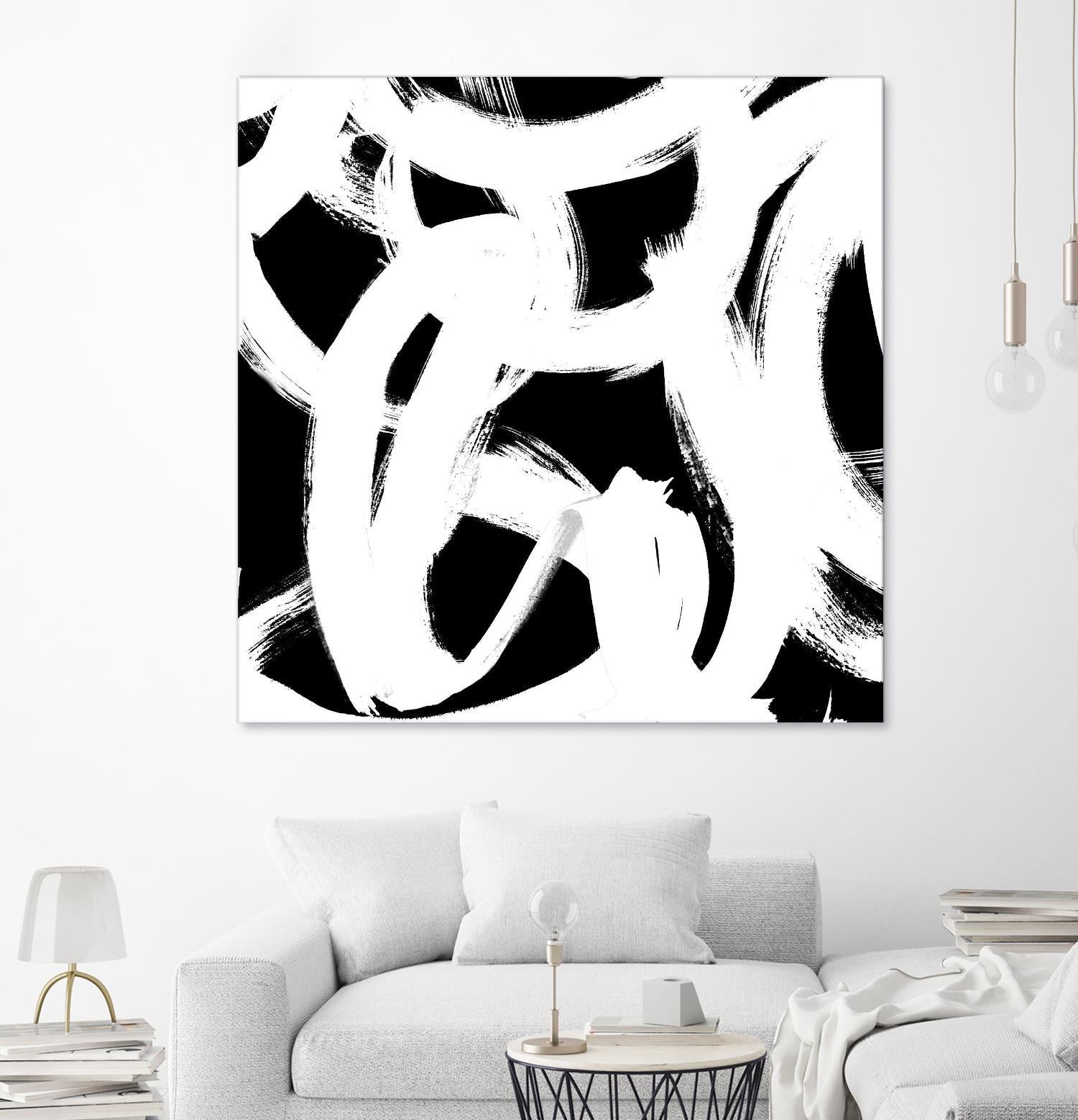 White Trails I by Emily Navas on GIANT ART - abstract 