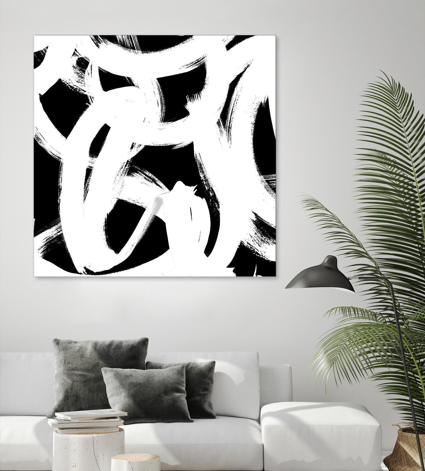 White Trails I by Emily Navas on GIANT ART - abstract 