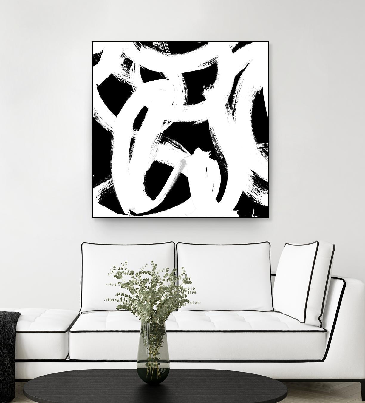 White Trails I by Emily Navas on GIANT ART - abstract 